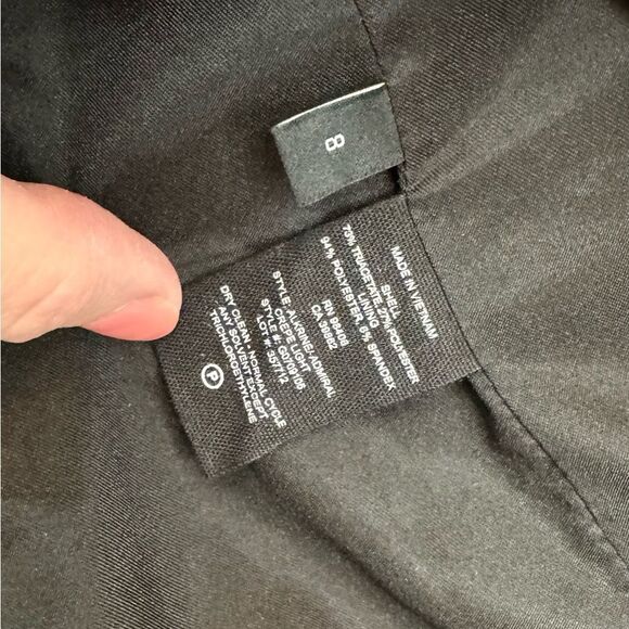 Theory Black Alkrine Admiral Crepe Blazer Size 8 - Picture 7 of 7